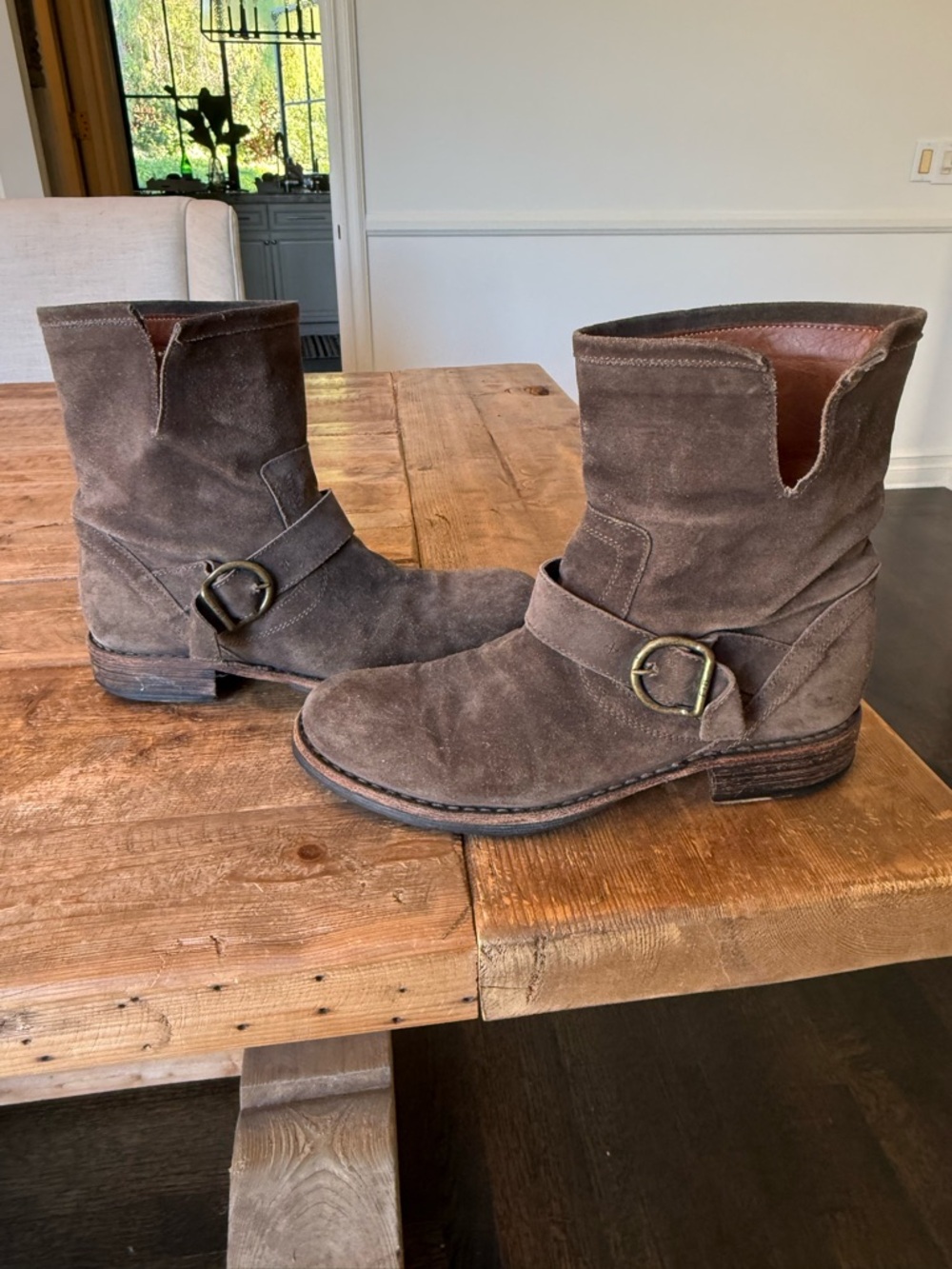 Fiorentini + Baker Tan and Brown Leather Insole Marked 38½